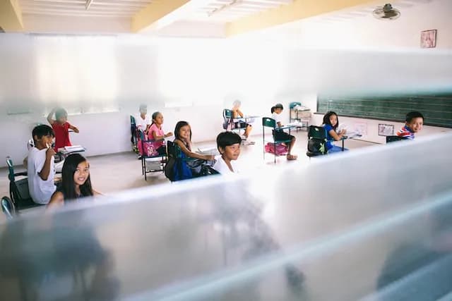 students in classroom